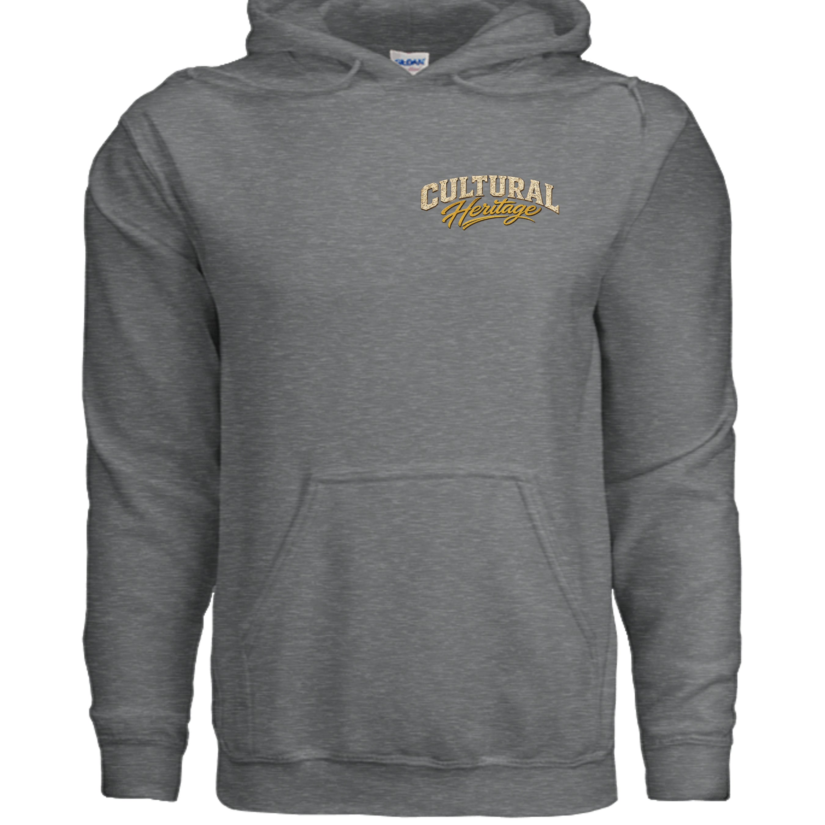 Fan Charcoal Heather - G185 - FRONT