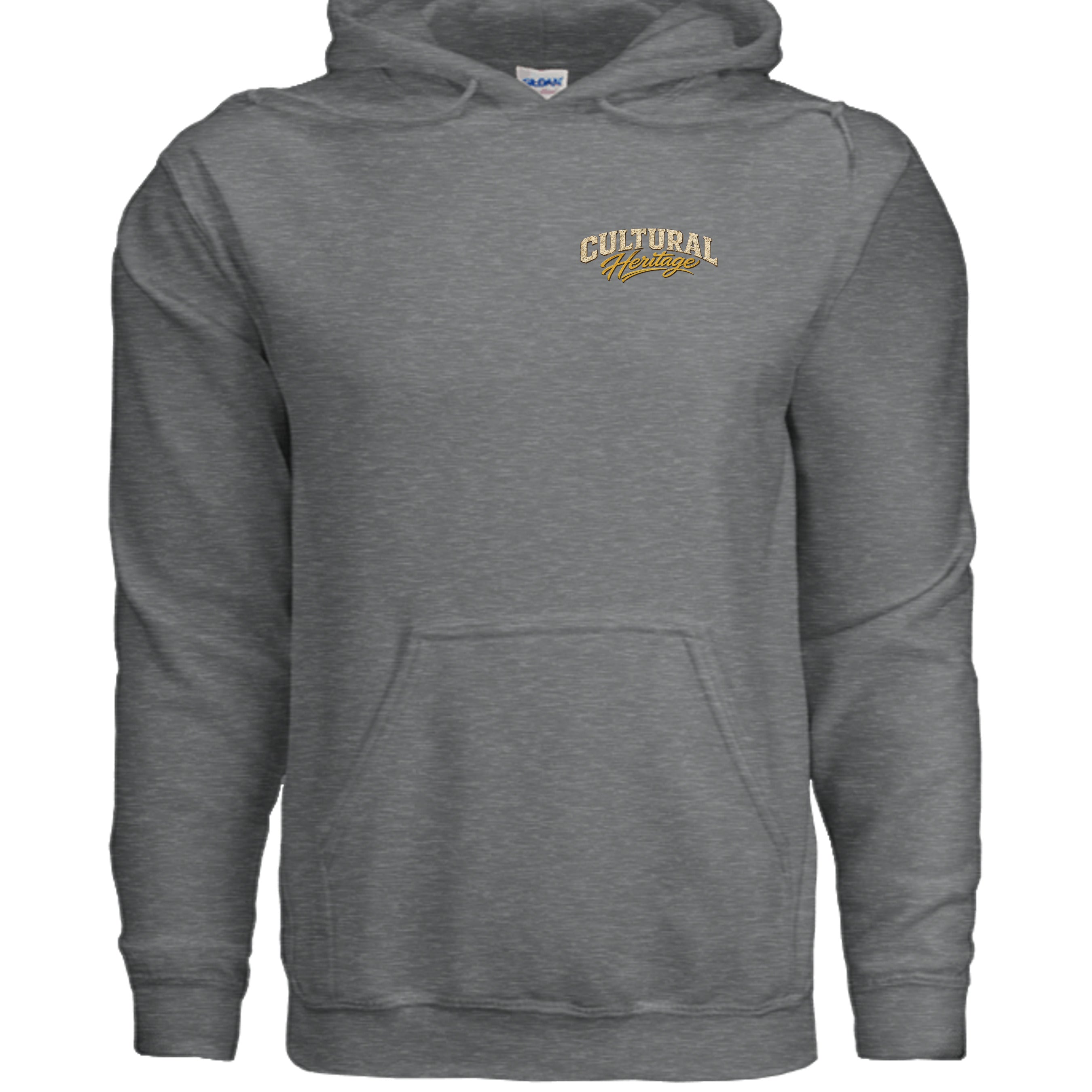 Fan Charcoal Heather - G185 - FRONT