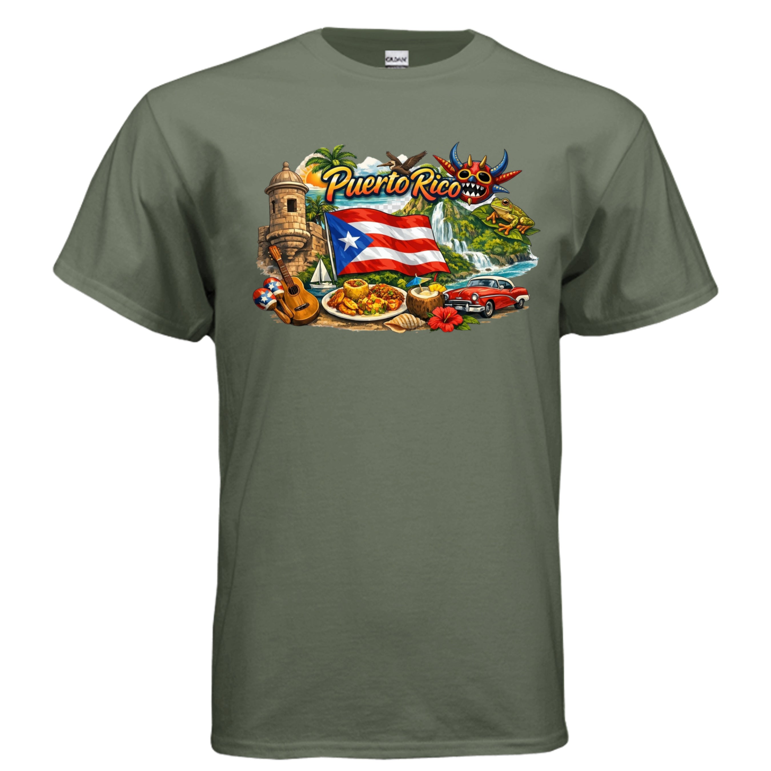 MILITARY GREEN - G200 - FRONT